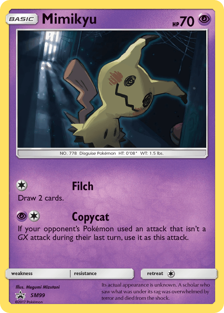 Mimikyu from SM Black Star Promos
