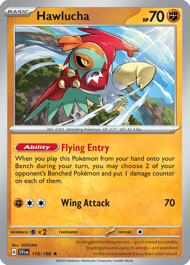 Hawlucha Pokémon card