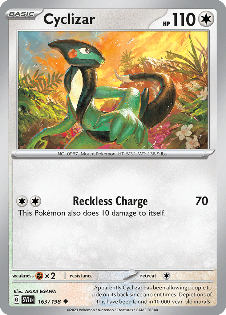 Cyclizar Pokémon card