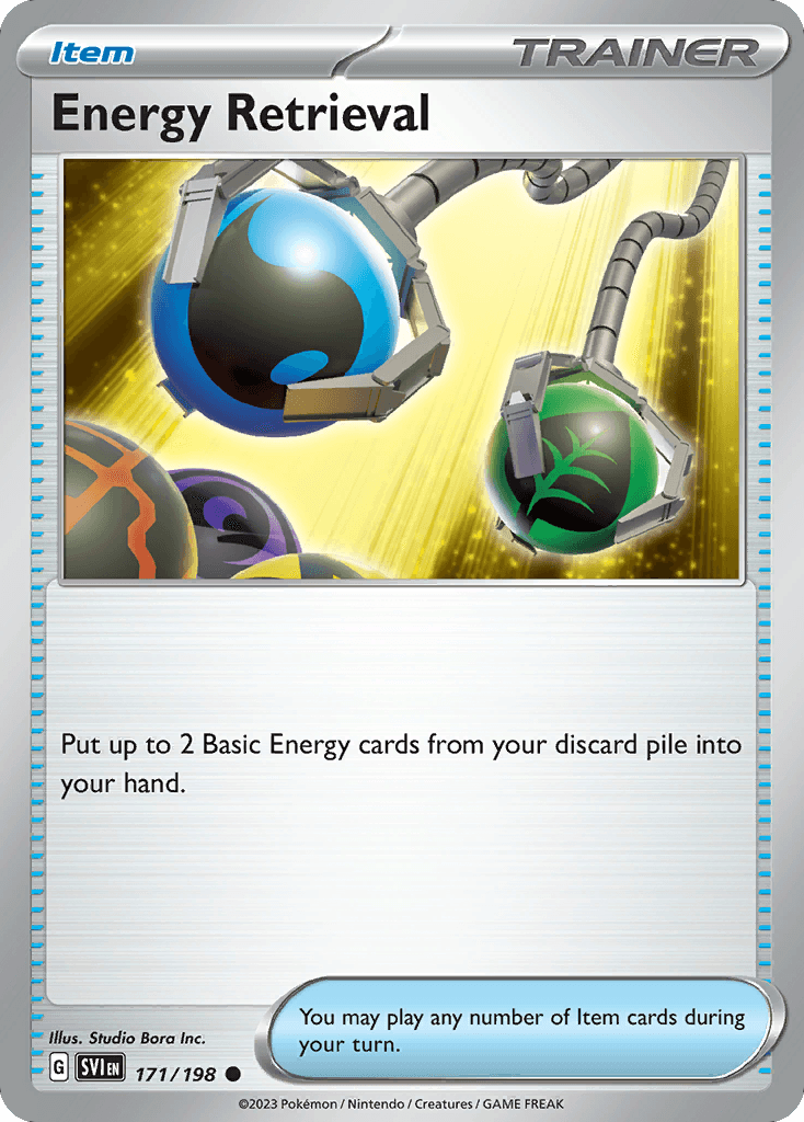 Energy Retrieval Pokémon card