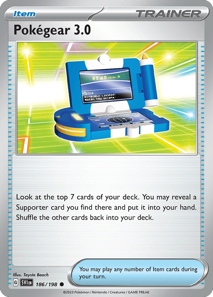 Pokégear 3.0 Pokémon card