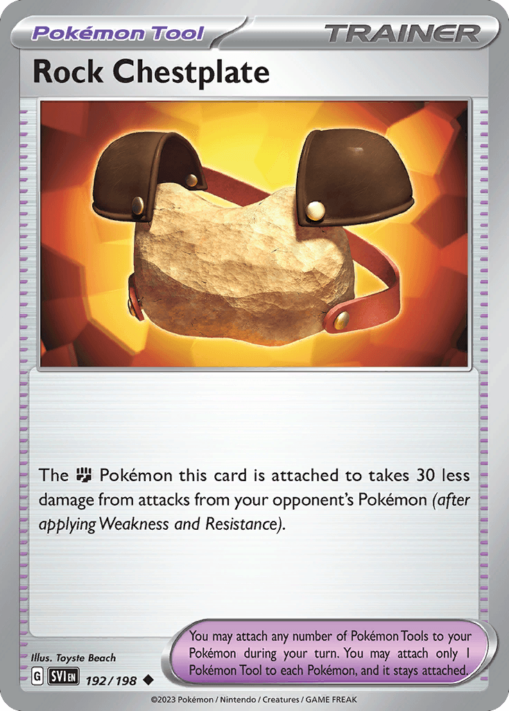 Rock Chestplate Pokémon card