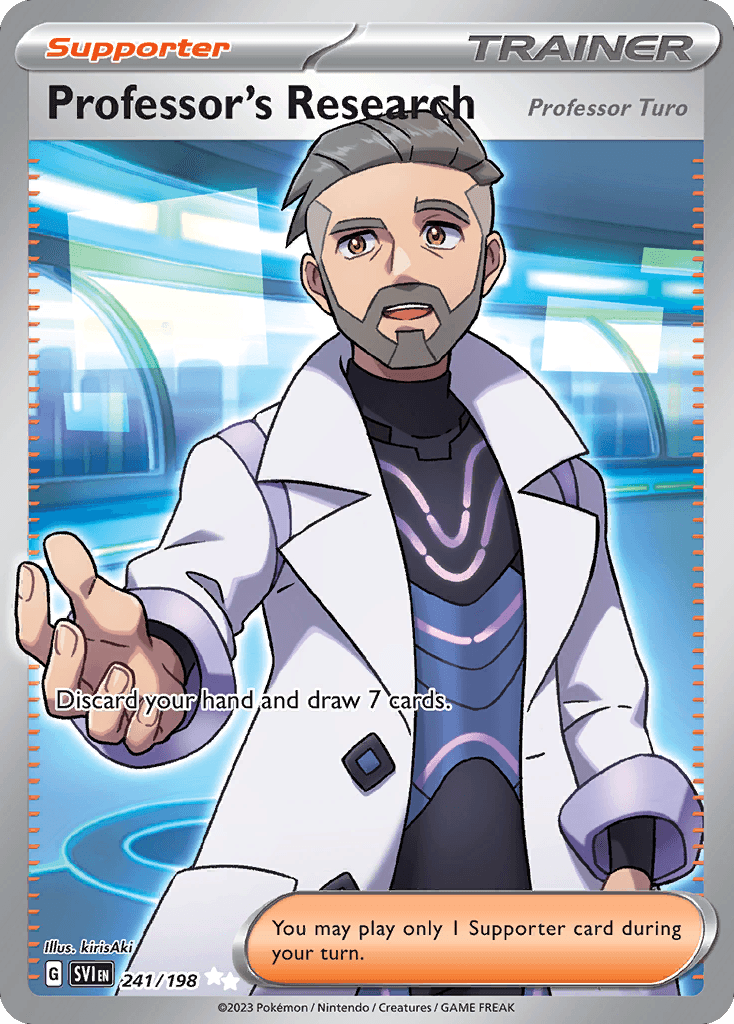 Professor's Research (Professor Turo) Pokémon card