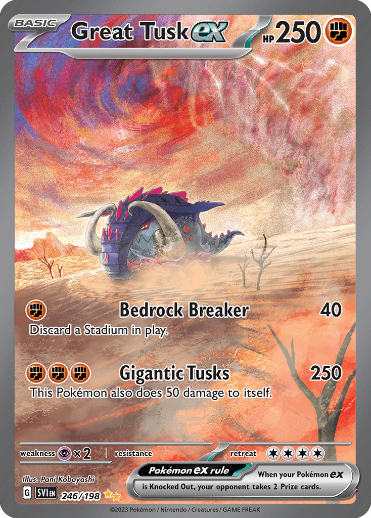 Great Tusk ex — Gen 9