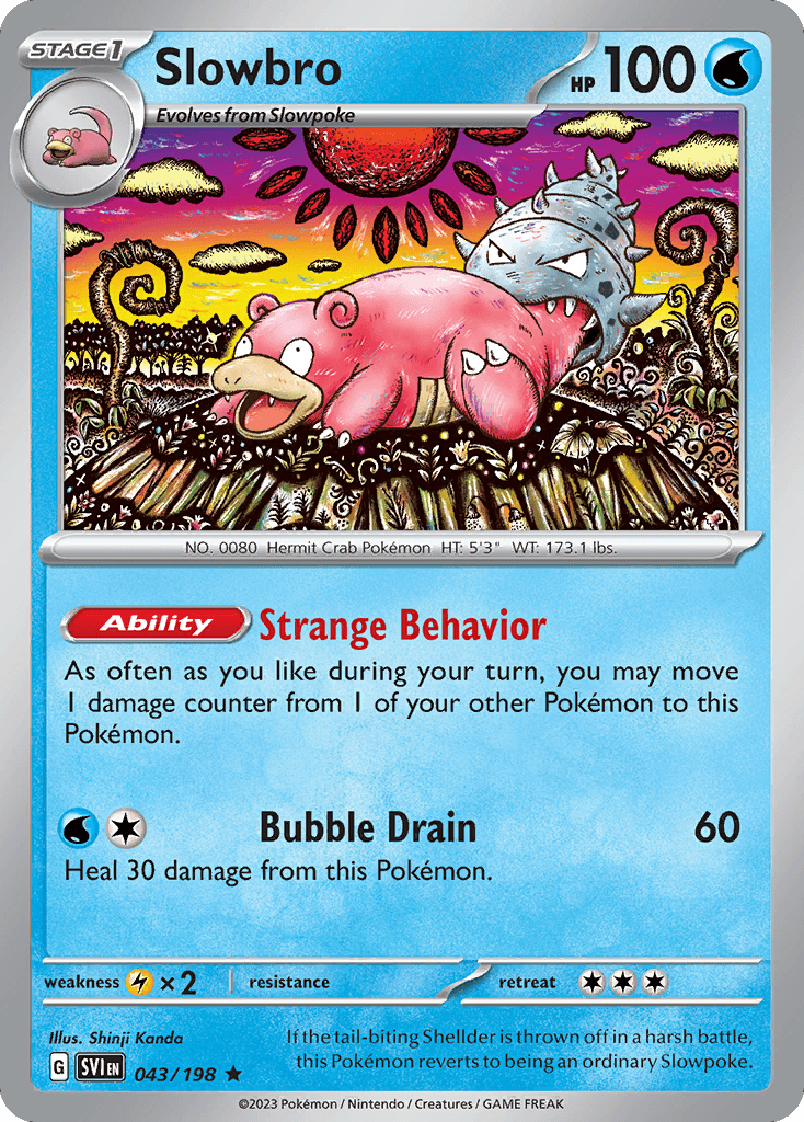 Slowbro Pokémon card