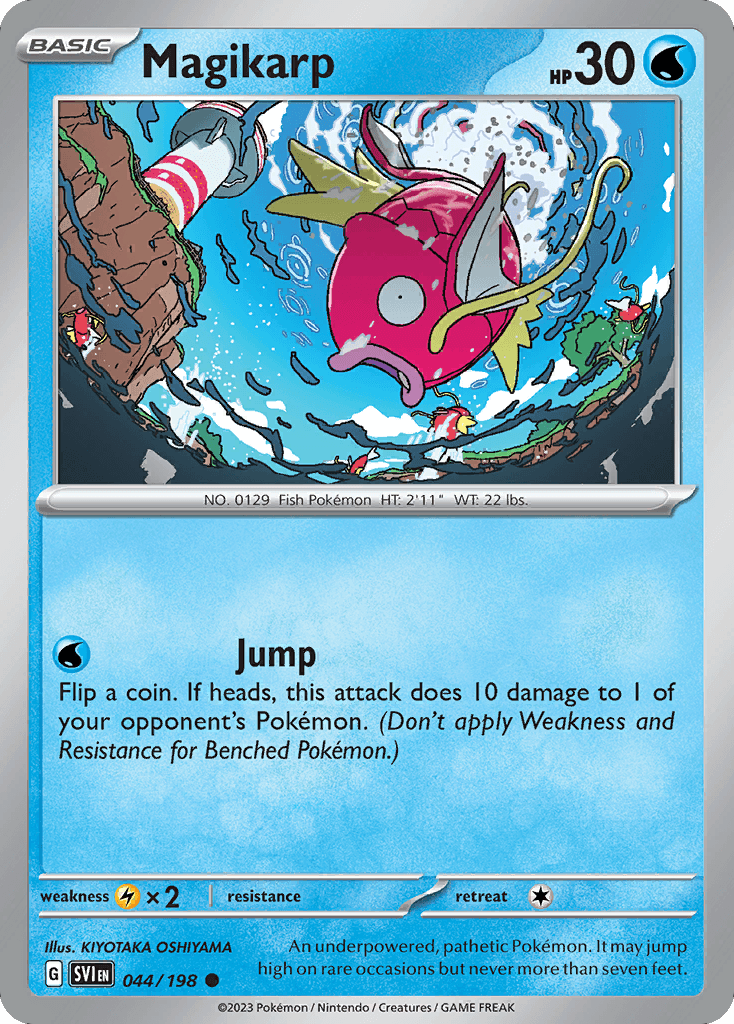 Magikarp Pokémon card