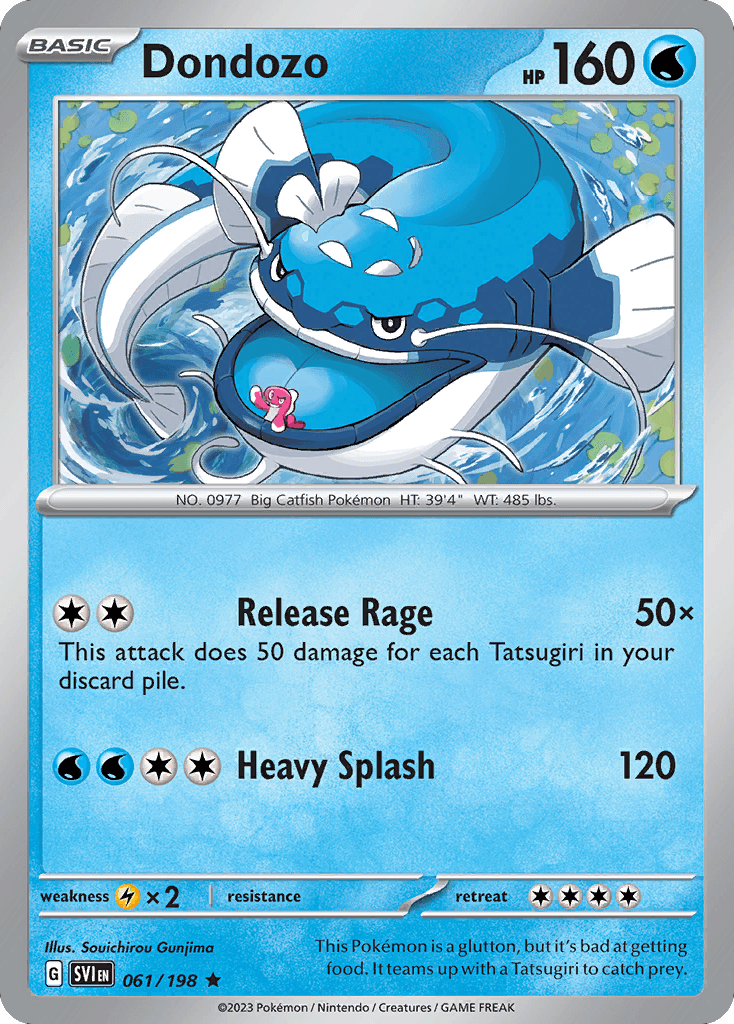 Dondozo Pokémon card