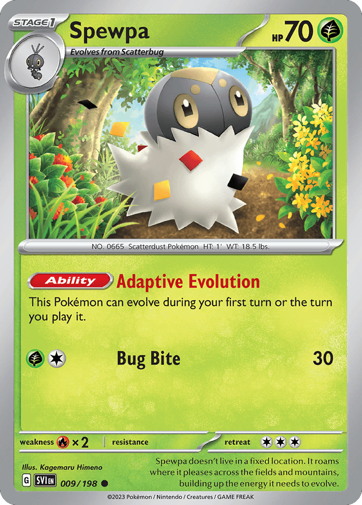 Spewpa illustrated by Kagemaru Himeno