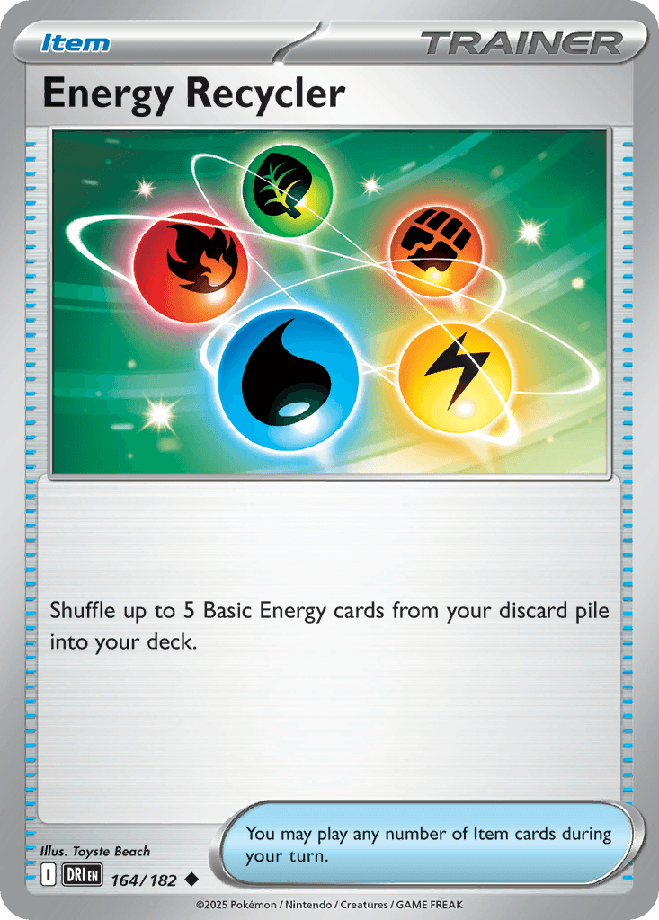 Energy Recycler Pokémon card