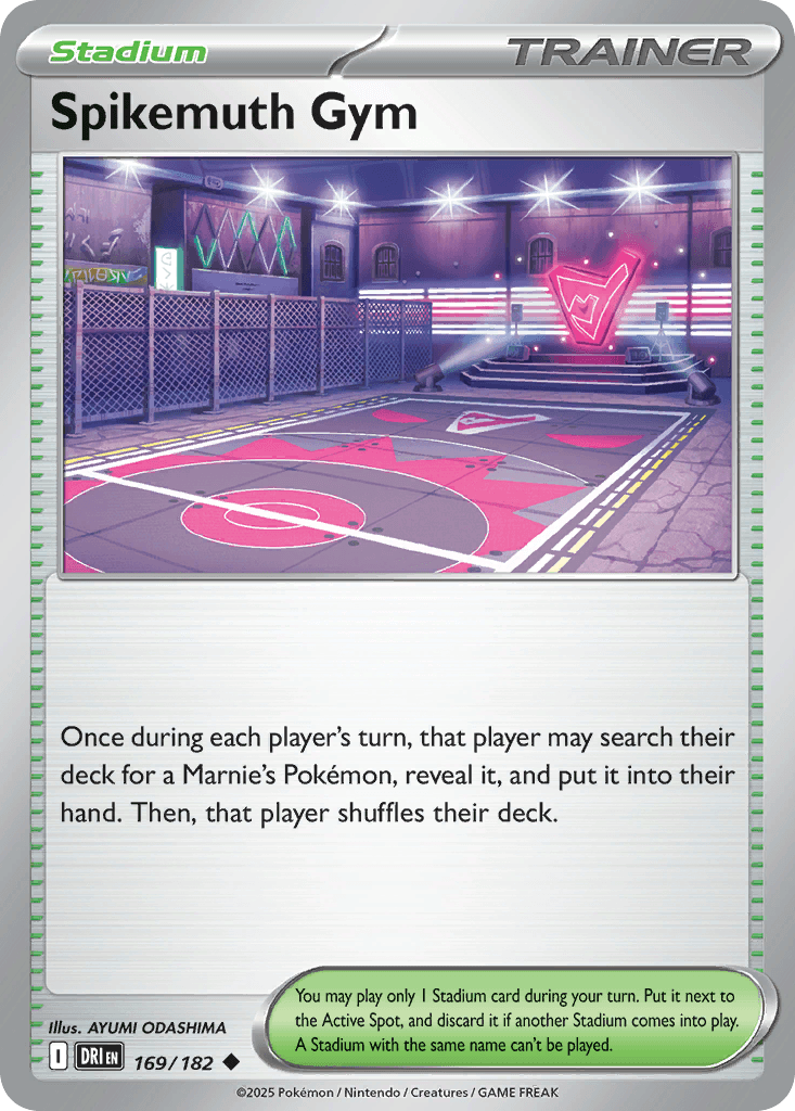 Spikemuth Gym Pokémon card