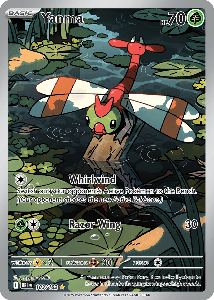 Yanma Pokémon card