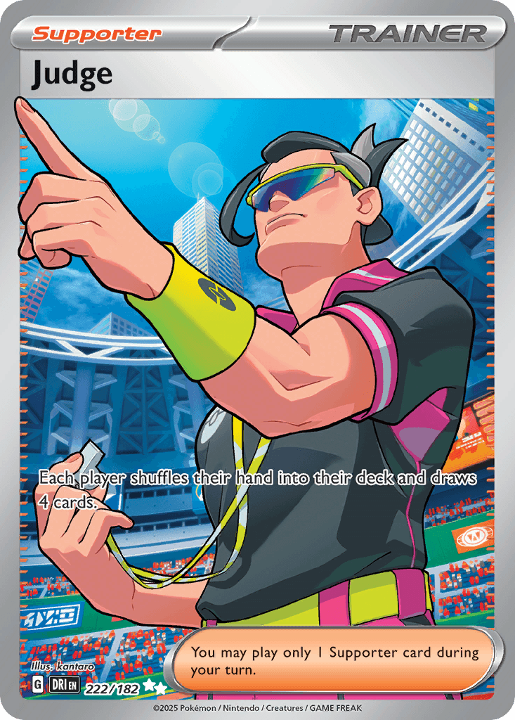 Judge Pokémon card