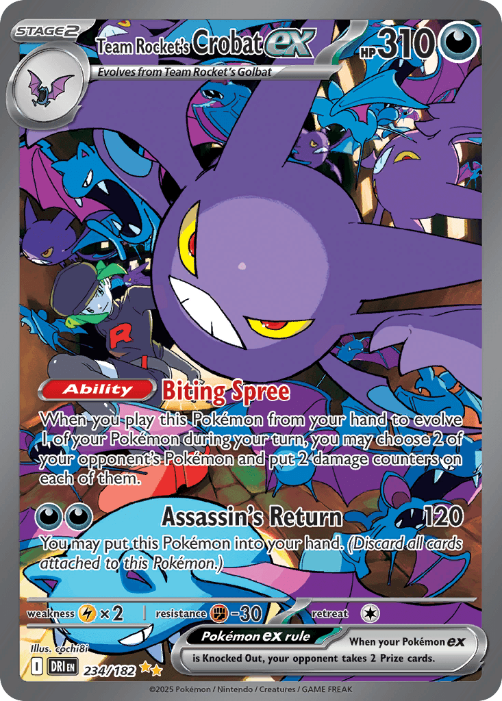 Team Rocket's Crobat ex — Special Illustration Rare