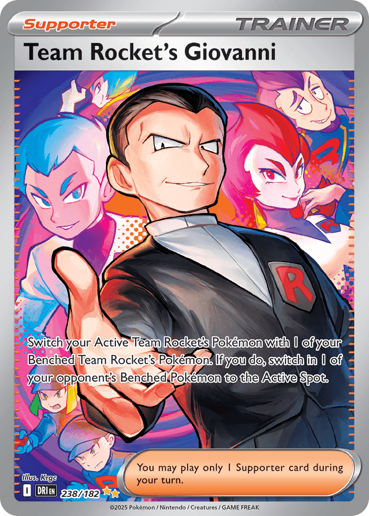 Team Rocket's Giovanni — Special Illustration Rare