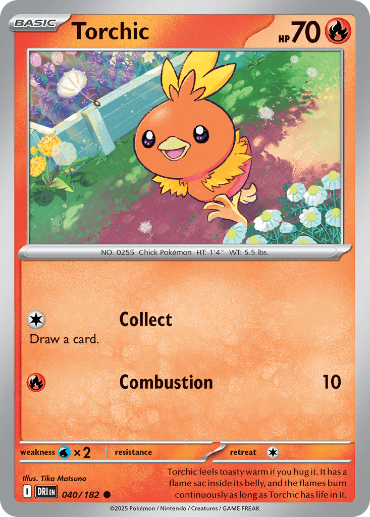 Torchic Pokémon card