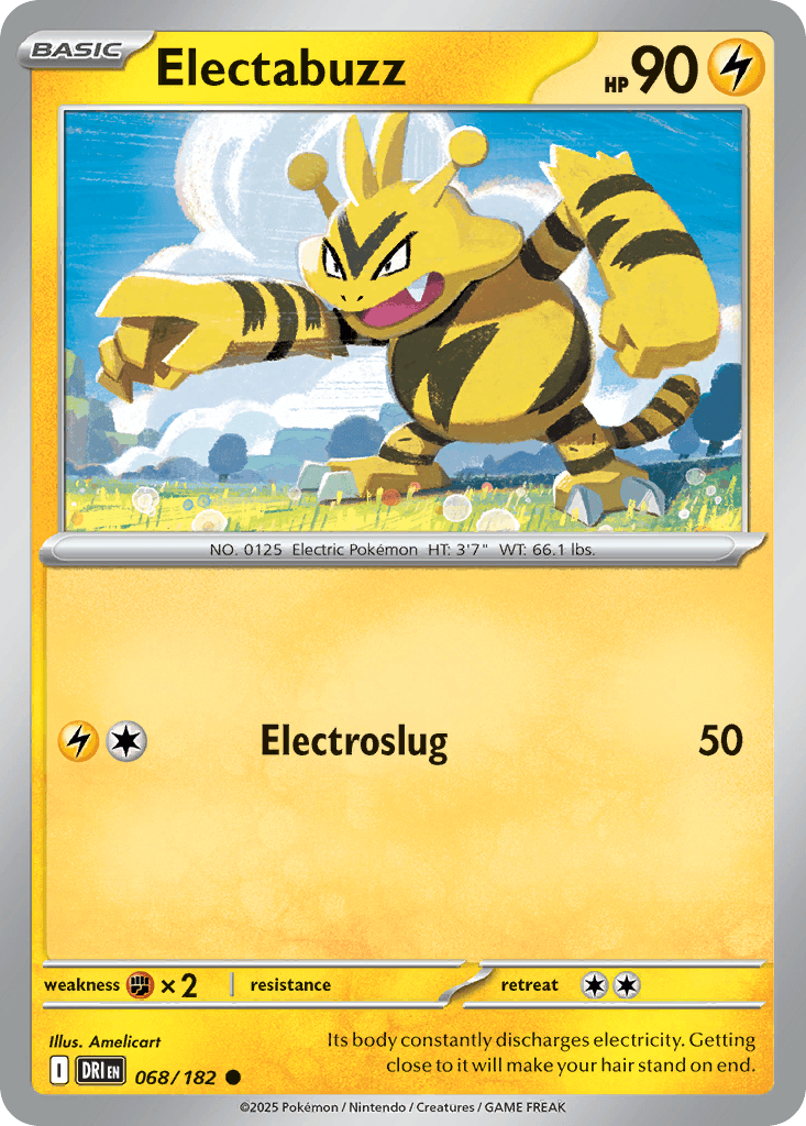 Electabuzz Pokémon card