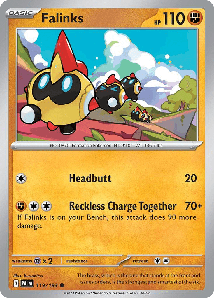 Falinks Pokémon card