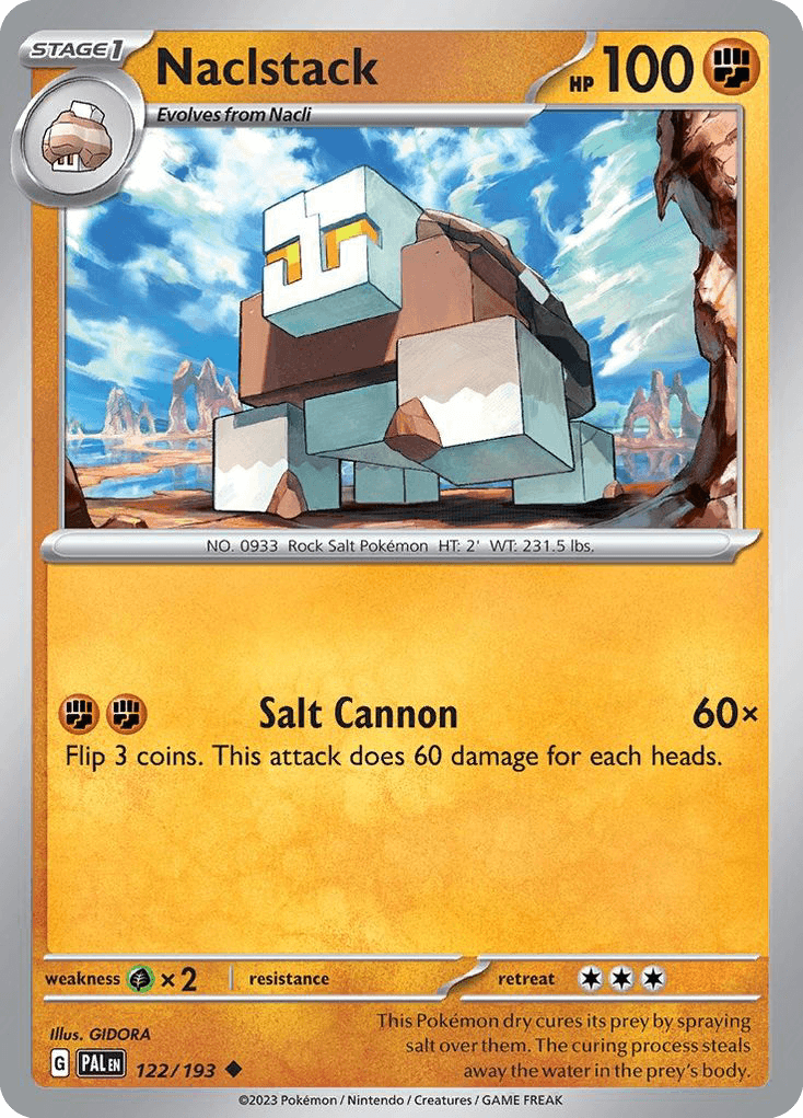 Naclstack Pokémon card
