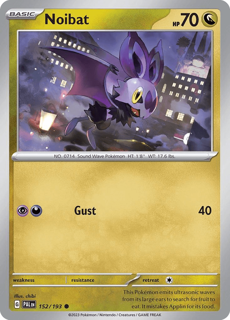 Noibat Pokémon card