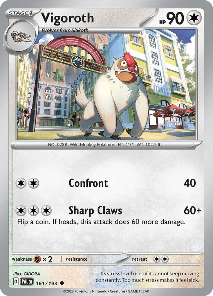 Vigoroth Pokémon card