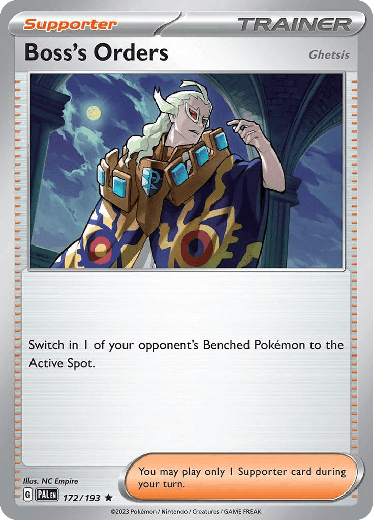 Boss's Orders (Ghetsis) Pokémon card