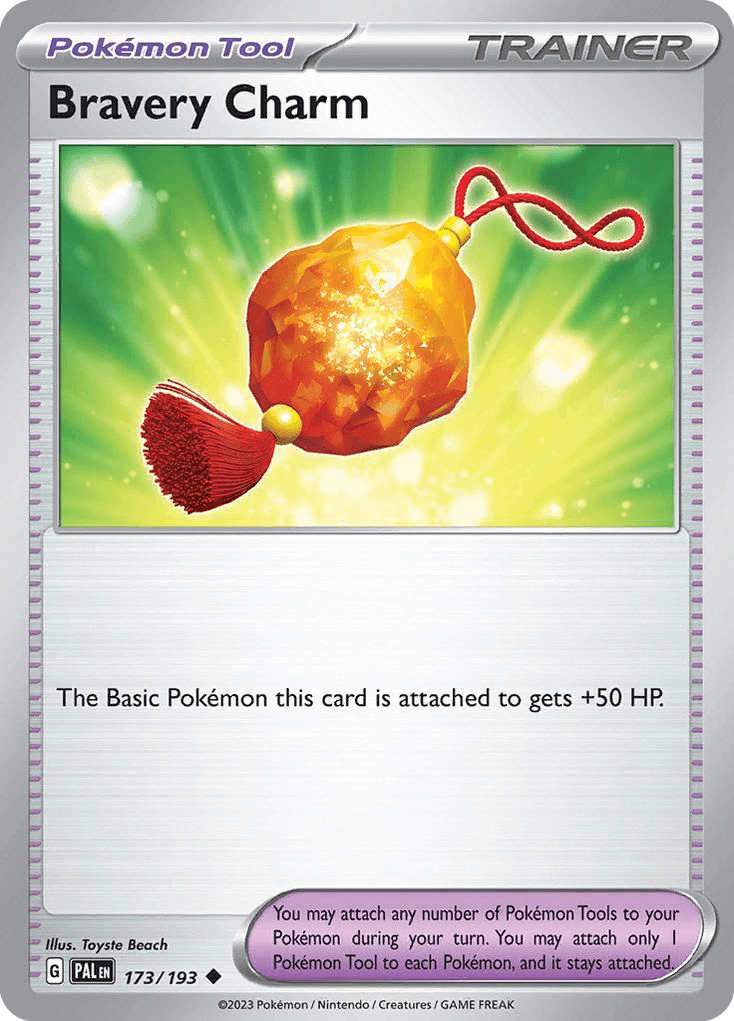 Bravery Charm Pokémon card