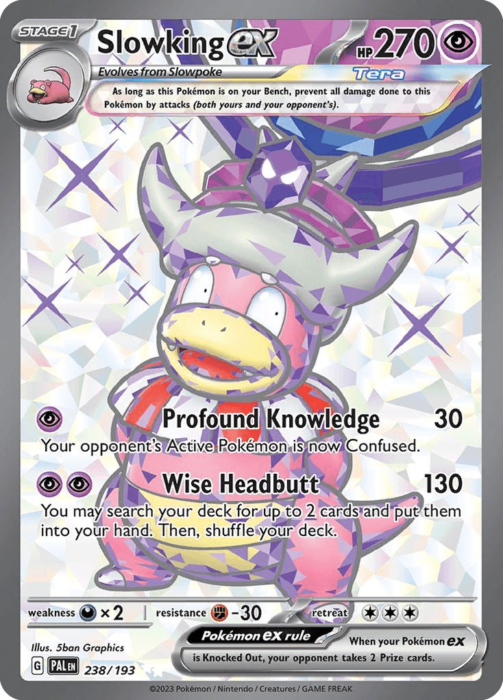 Slowking ex Pokémon card