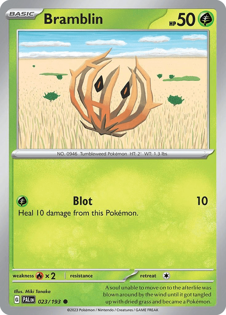 Bramblin Pokémon card