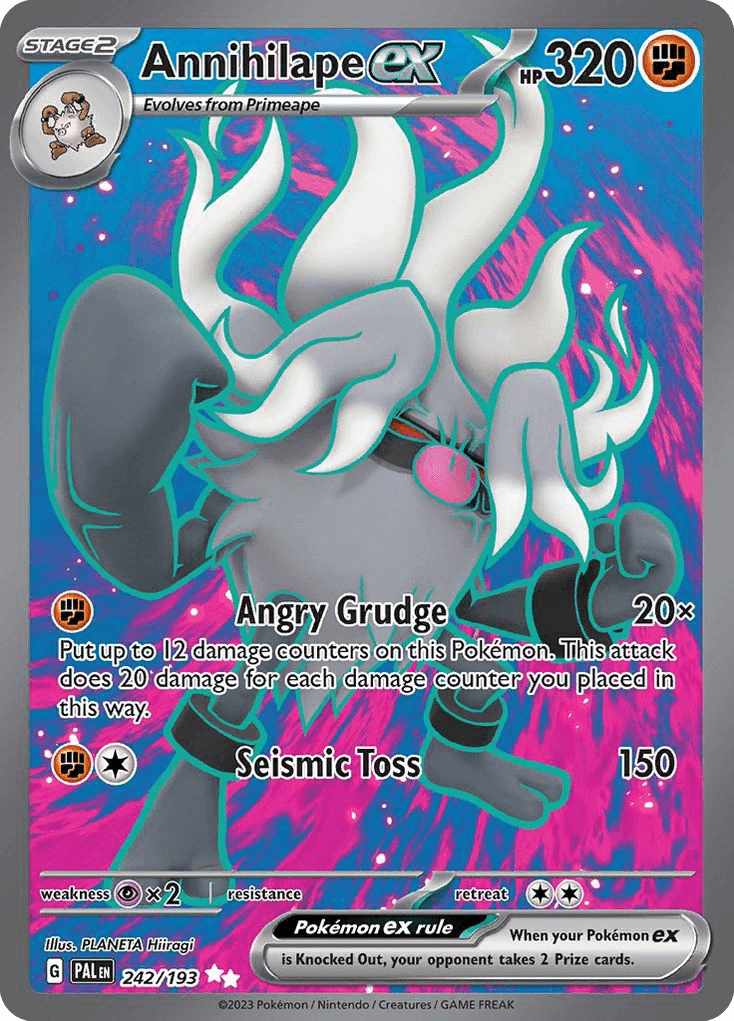 Annihilape ex Pokémon card
