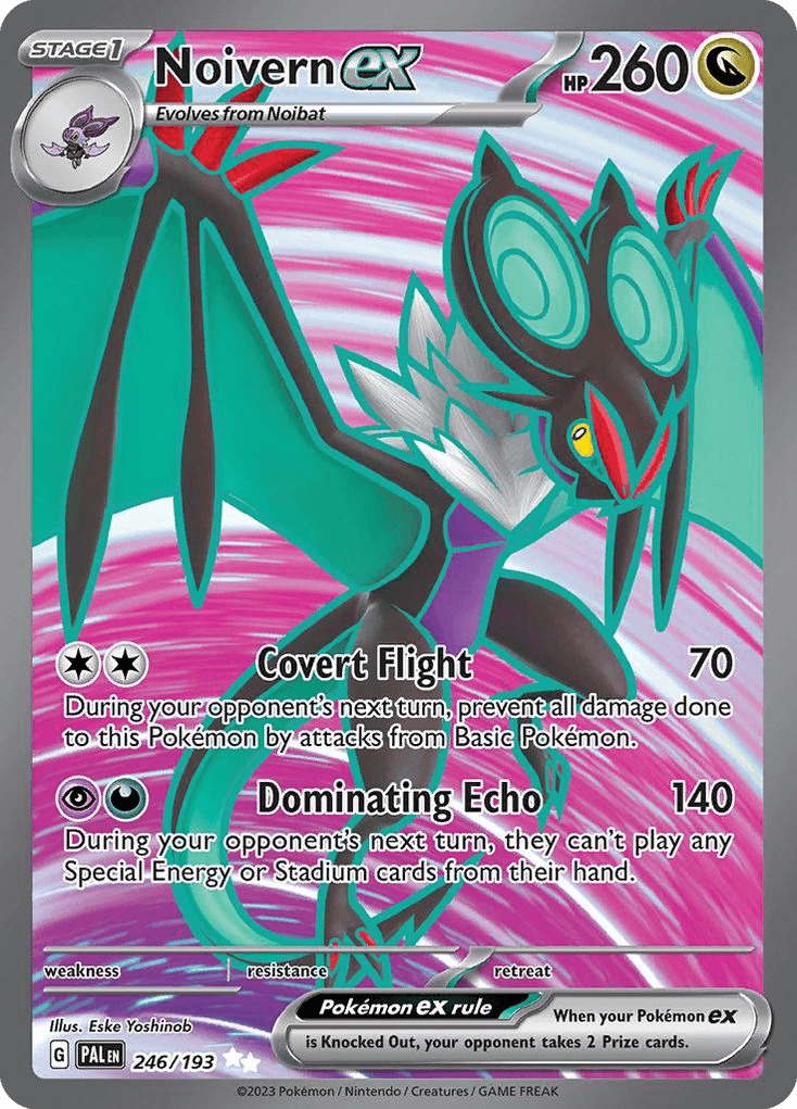 Noivern ex Pokémon card