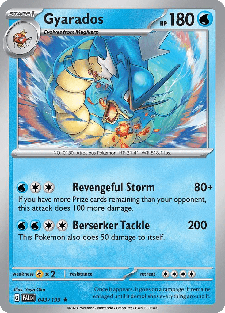 Gyarados from Paldea Evolved