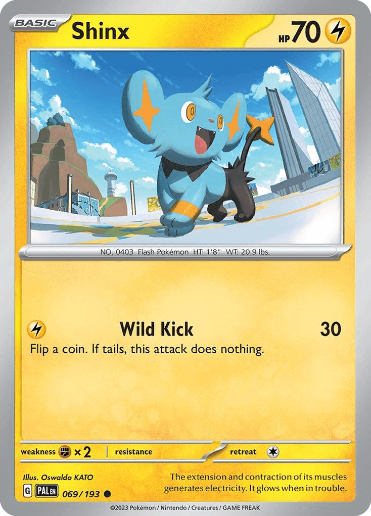 Shinx Pokémon card