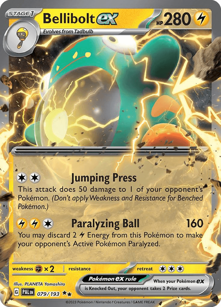 Bellibolt ex Pokémon card