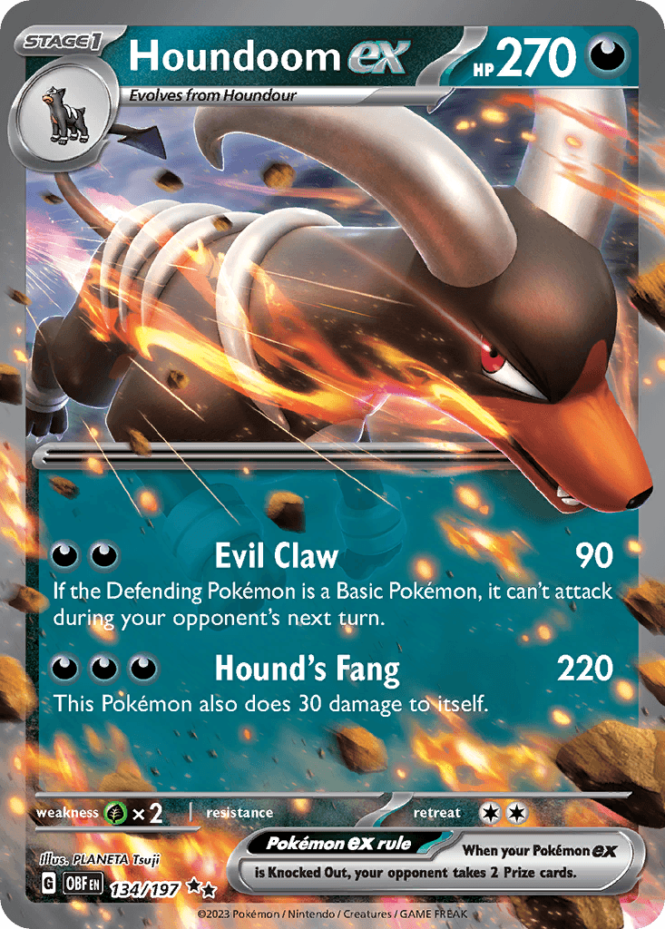 Houndoom ex — Double Rare