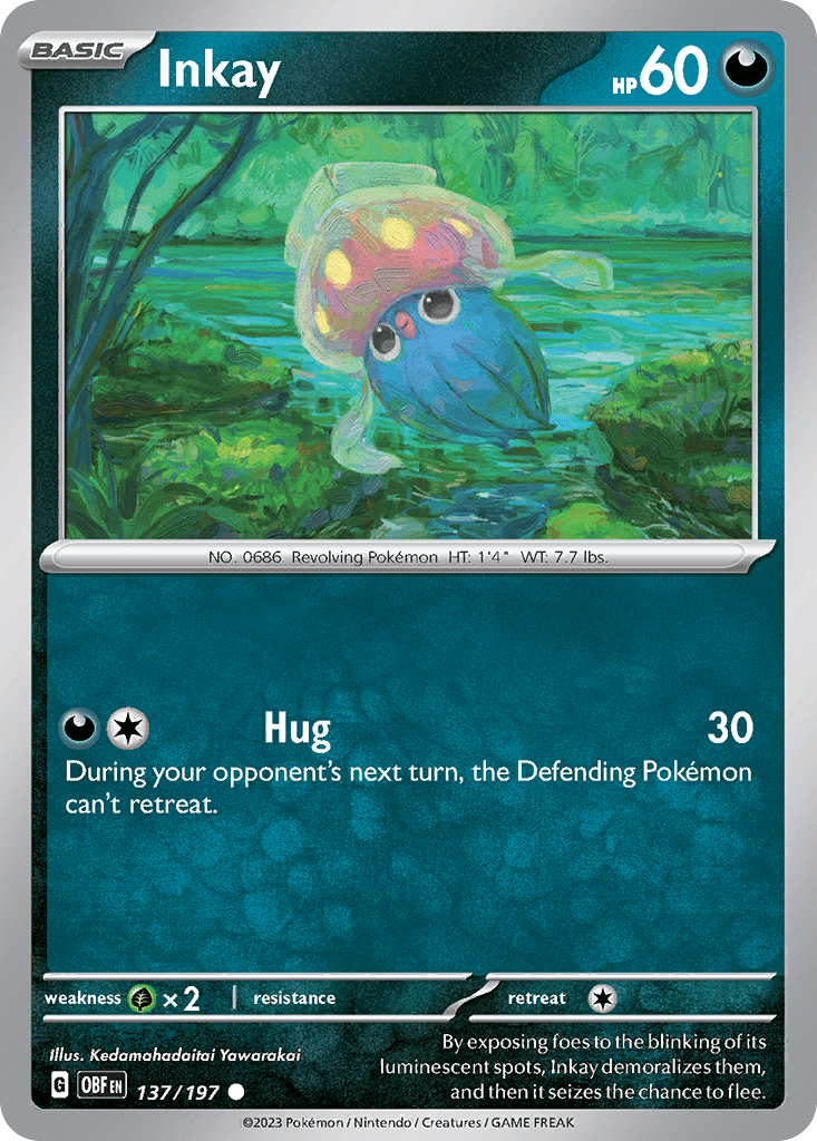 Inkay Pokémon card