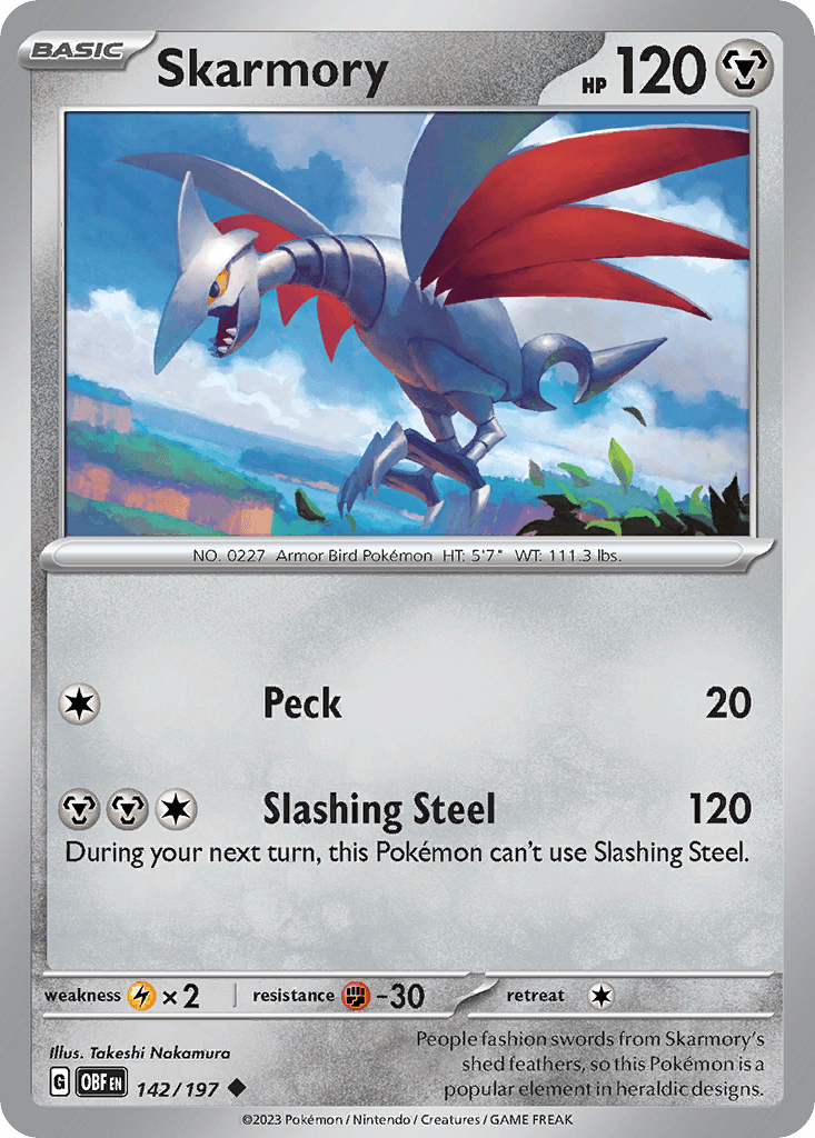 Skarmory Pokémon card