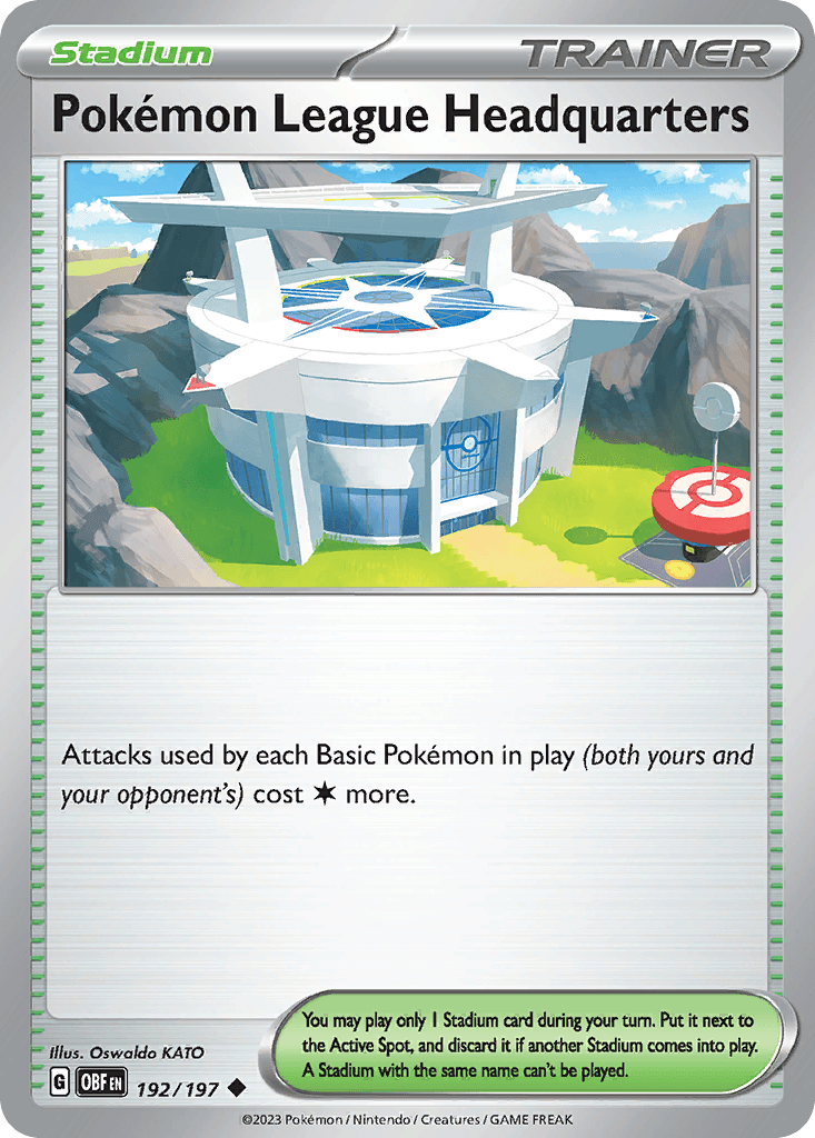 Pokémon League Headquarters Pokémon card
