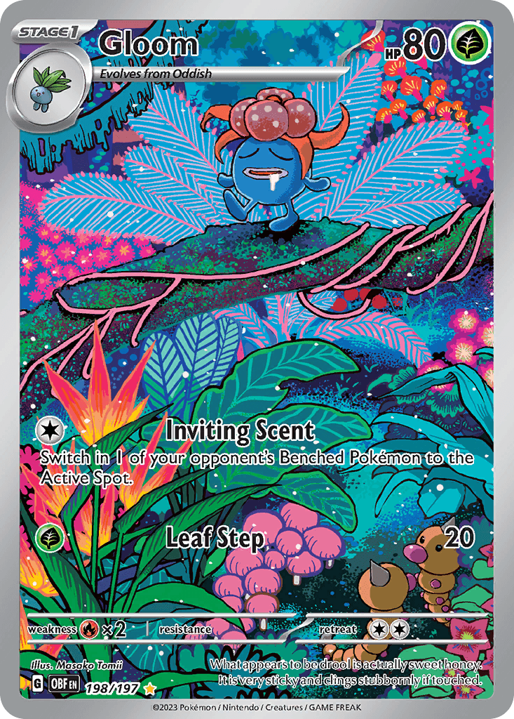 Gloom Pokémon card