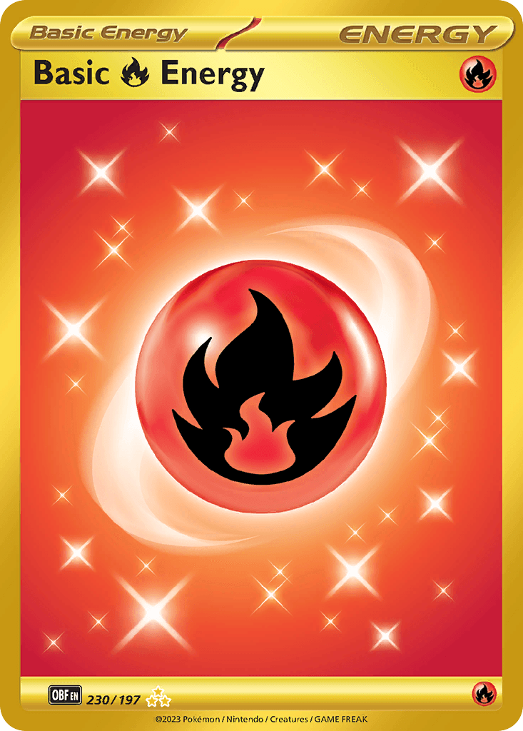Basic Fire Energy Pokémon card
