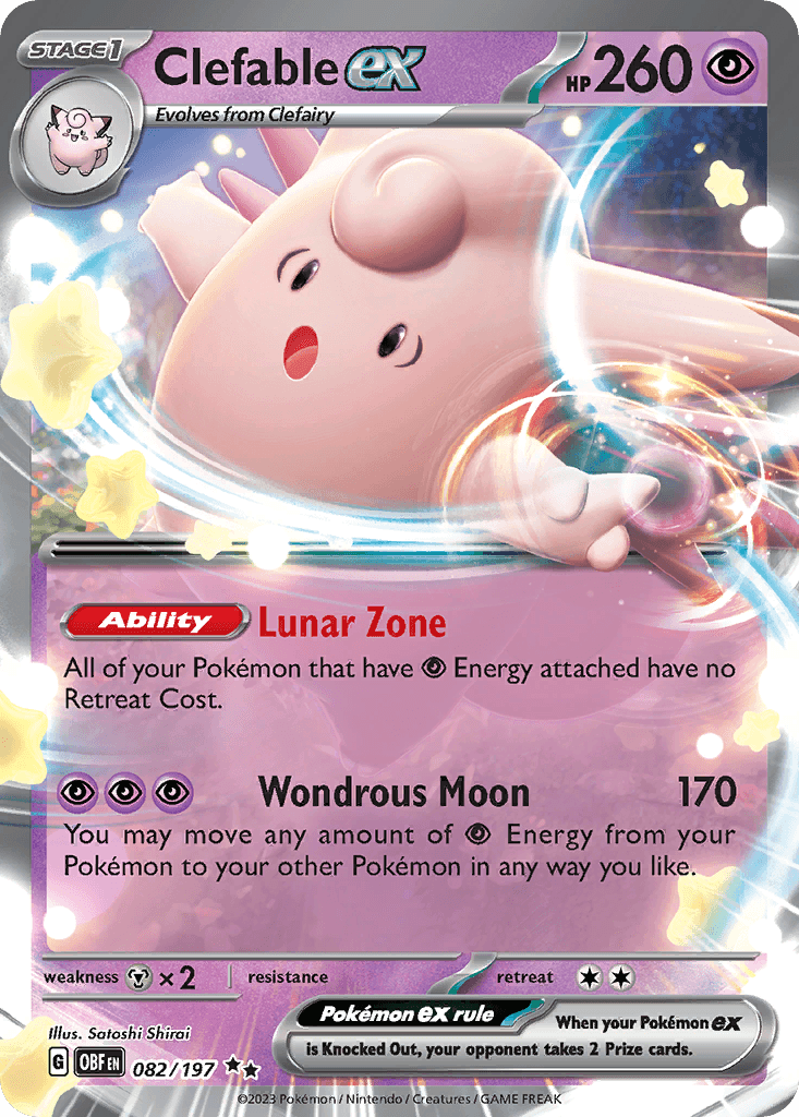 Clefable ex — Double Rare
