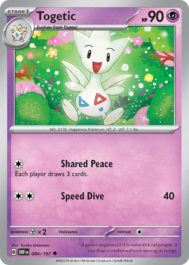 Togetic Pokémon card