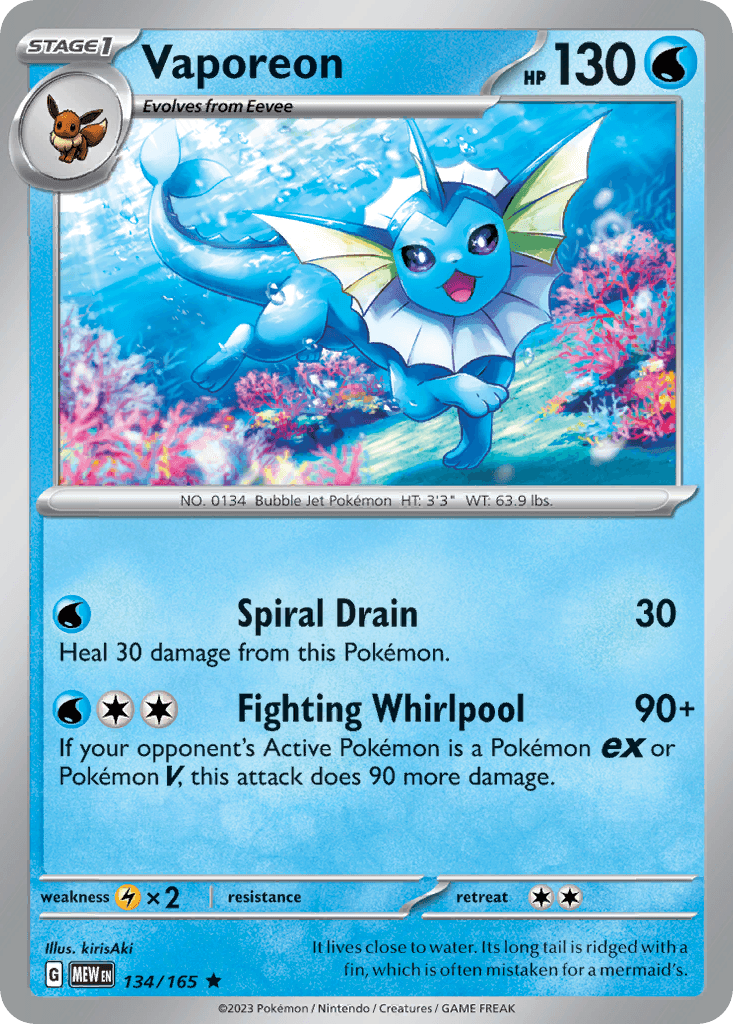 Vaporeon from 151
