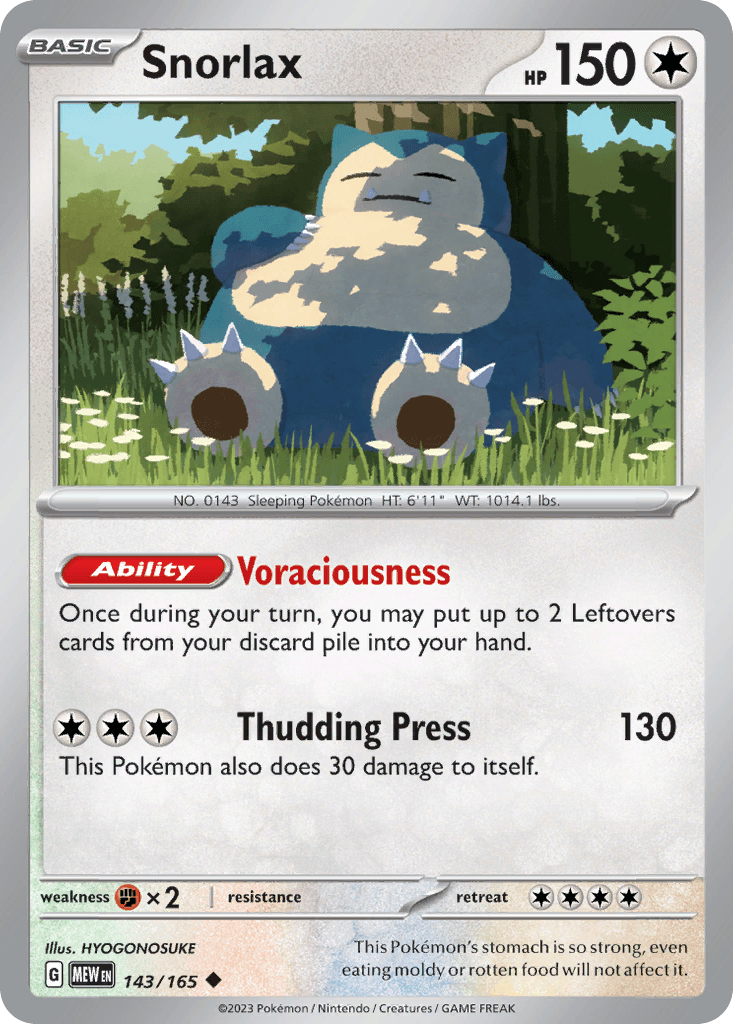 Snorlax from 151
