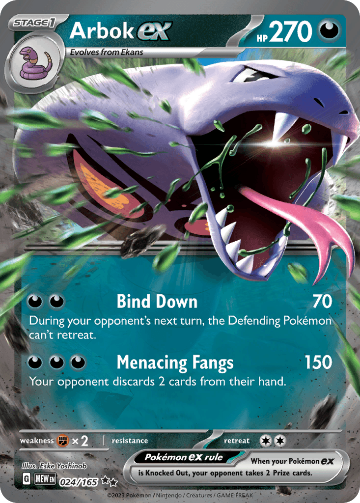 Arbok ex — Double Rare