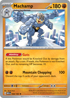 Machamp Pokémon card