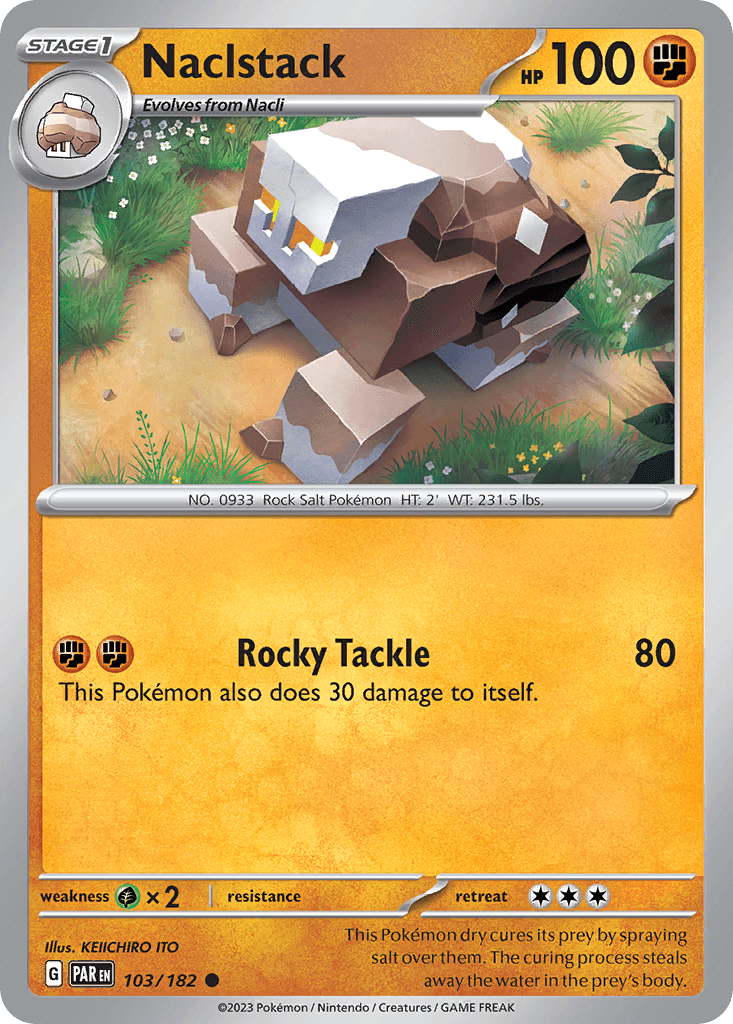 Naclstack Pokémon card