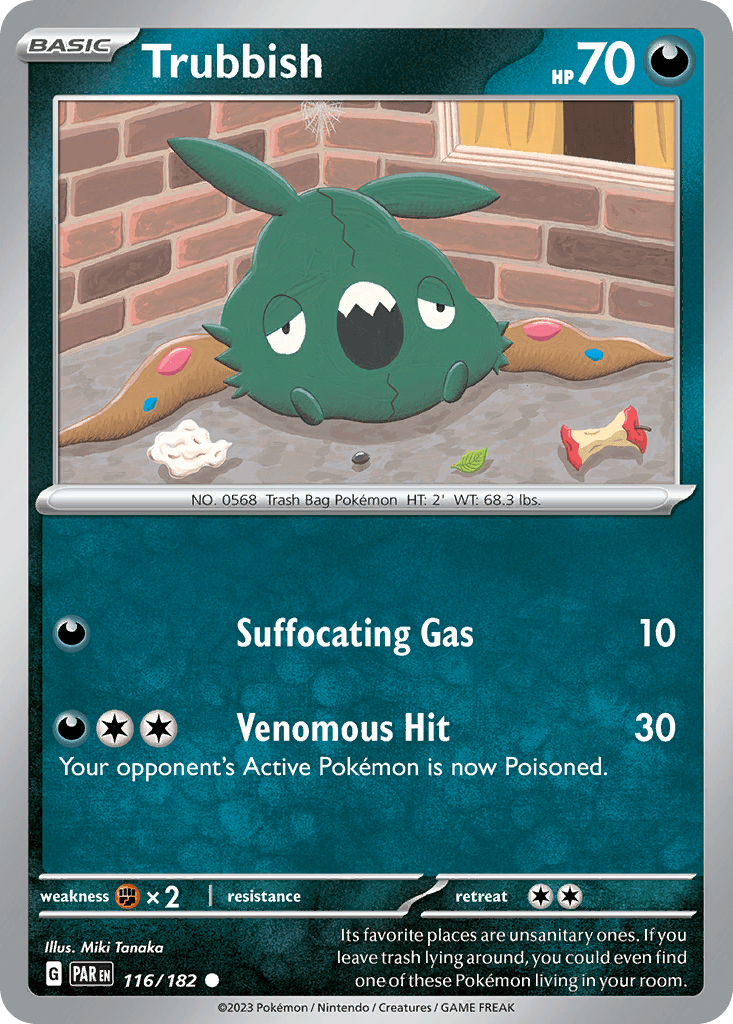 Trubbish Pokémon card