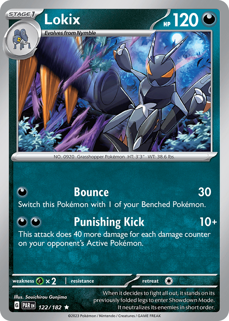 Lokix Pokémon card