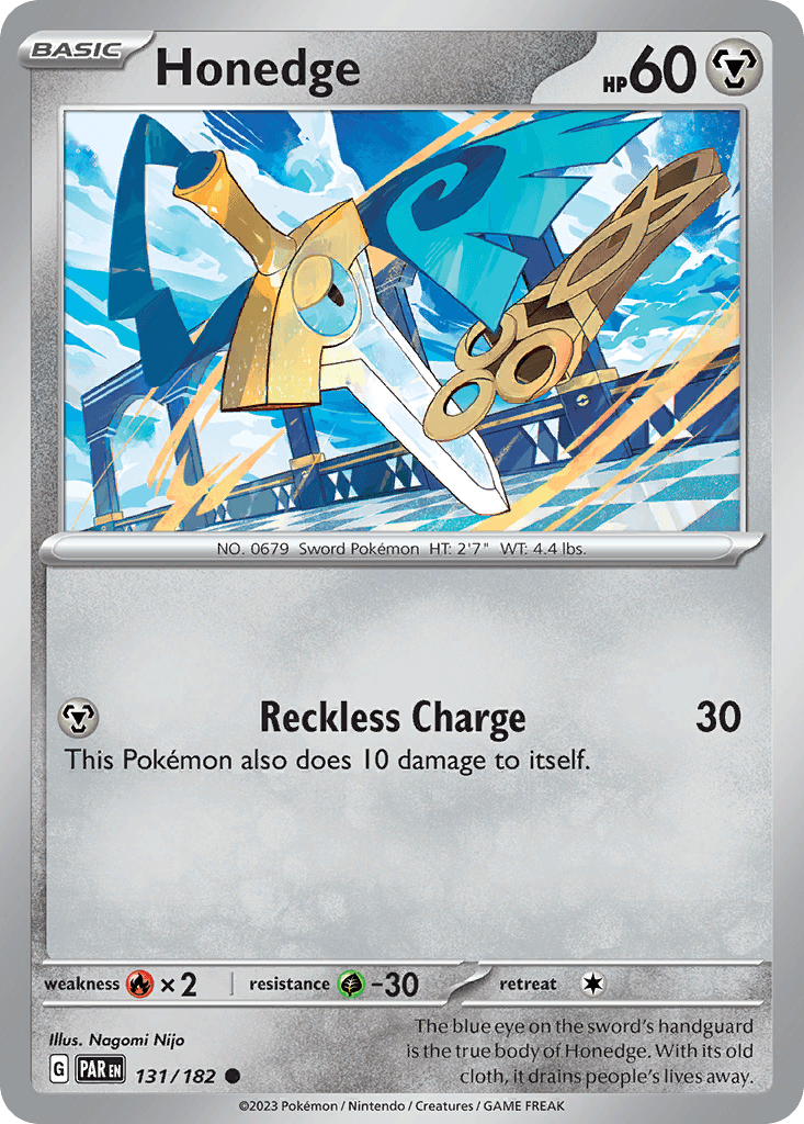 Honedge Pokémon card