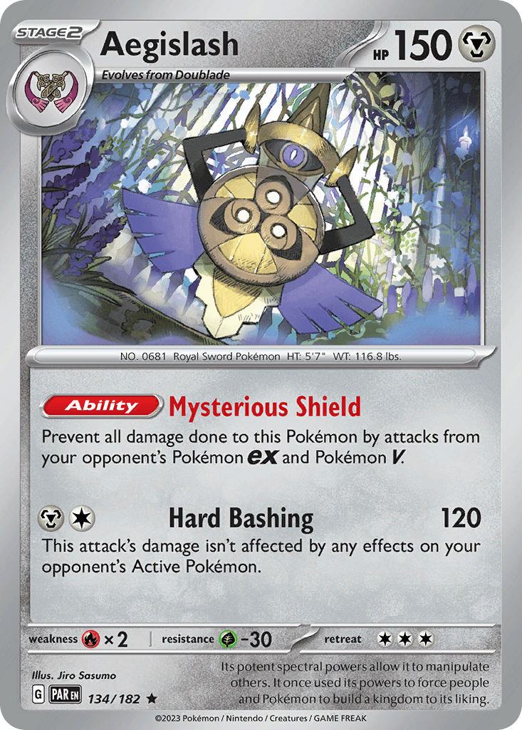 Aegislash Pokémon card